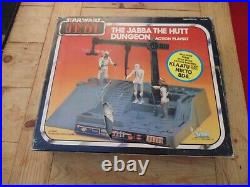 Star Wars ROTJ Jabba The Hutt Dungeon Playset Vintage Boxed Kenner