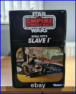 Star Wars Slave 1 NIB + Boba Fett Figure (off card) VC 09 The Vintage Collection