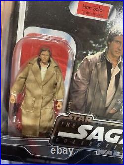 Star Wars The Vintage Saga Collection Han Solo Trench Coat Figure