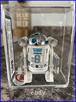 Star Wars Vintage, 1977, UKG 80% R2-D2, Solid Dome, Taiwan, Not AFA Laser Cut