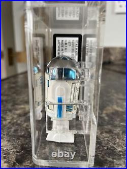 Star Wars Vintage, 1977, UKG 80% R2-D2, Solid Dome, Taiwan, Not AFA Laser Cut