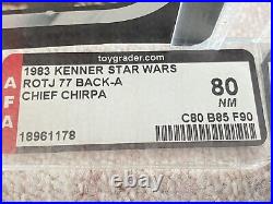 Star Wars Vintage 1983 CHIEF CHIRPA AFA 80