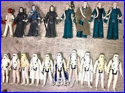 Star Wars Vintage Action Figure Lot Of 198 Figures-some Weapons And Accessories