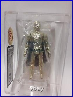 Star Wars Vintage C-3PO ROTJ J Baggie ukg 90% Gold Not AFA Figure Kenner #2