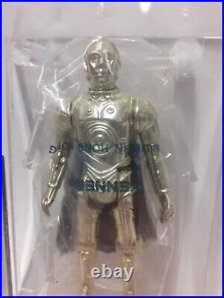 Star Wars Vintage C-3PO ROTJ J Baggie ukg 90% Gold Not AFA Figure Kenner #2