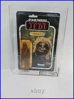 Star Wars Vintage Chewbacca Moc/Carded Figure Ukg 80 %