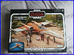 Star Wars Vintage Collection X-Wing Fighter & Poe Dameron Figure- New & Sealed
