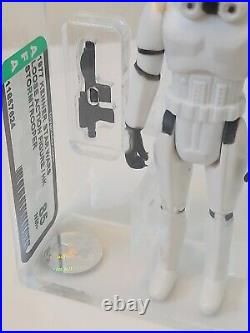 Star Wars Vintage Graded Stormtrooper Afa 85 Figure New Casing Hk Coo