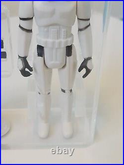 Star Wars Vintage Graded Stormtrooper Afa 85 Figure New Casing Hk Coo