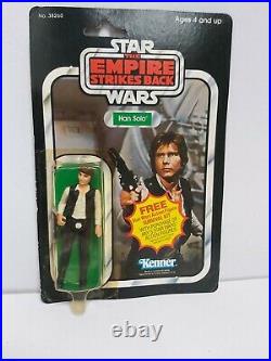 Star Wars Vintage Han Solo Esb 41 Back Moc/carded Figure