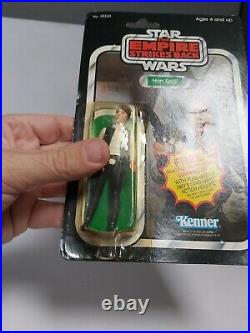Star Wars Vintage Han Solo Esb 41 Back Moc/carded Figure