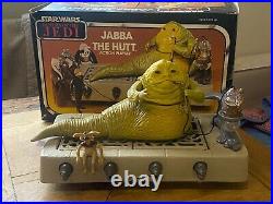 Star Wars Vintage Jabba the Hutt Action Playset ROTJ Boxed