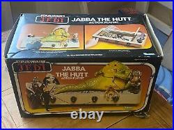 Star Wars Vintage Jabba the Hutt Action Playset ROTJ Boxed