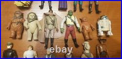 Star Wars Vintage Kenner Figures x17 Full Set Empire Jedi Last 17 Job Lot bundle