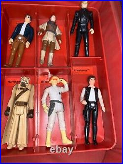 Star Wars Vintage Lot -24 Figures Original Empire Strikes Back Case Luke Endor