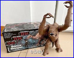 Star Wars Vintage Rancor Monster Return Of The Jedi Tri Logo Boxed With Insert