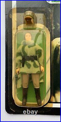 Star Wars Vintage Rotj 79 Back Princess Leia Poncho Figure Minty-unpunched