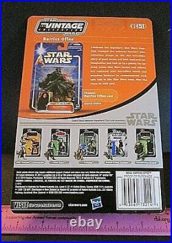 Star Wars vintage vc51 2010 BARRISS OFFEE action figure Hasbro unpunched in case