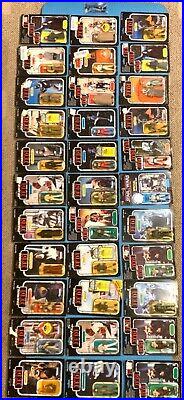 VINTAGE STAR WARS 34 sealed carded figures lot Kenner MOC 80s