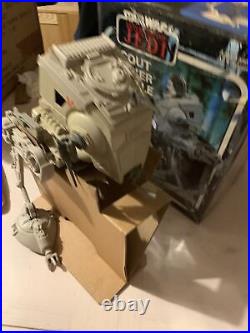 VINTAGE STAR WARS AT-ST SCOUT WALKER FIGURE BOXED COMPLETE With Inserts