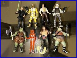 VINTAGE STAR WARS JABBA THE HUTT PLAYSET ROTJ. With extra characters 100%ORIGINAL