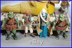 VINTAGE Star Wars COMPLETE JABBA THE HUTT PLAYSET + MAX REBO BAND & FIGURES LOT