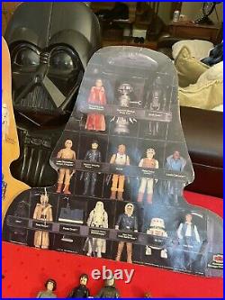 Vintage 1977-1984 Star Wars Action Figures Lot of 30 Darth Vader Case