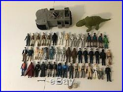 Vintage 1977-1984 Star Wars Figure Lot Of 46 Figures & Some Weapons Bulk Price