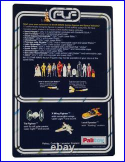 Vintage 1977 Star Wars C-3PO See-Threepio Figure On Custom Made Card Back