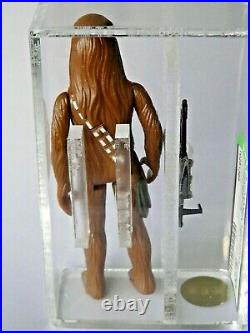 Vintage 1977 Star Wars Chewbacca AFA U90 NM+/MT Gold Graded Figure Rare
