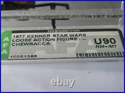 Vintage 1977 Star Wars Chewbacca AFA U90 NM+/MT Gold Graded Figure Rare