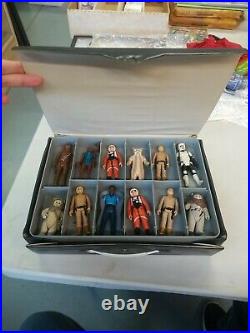 Vintage 1980 Kenner STAR WARS The Empire Strikes Back Case with12 Action Figures