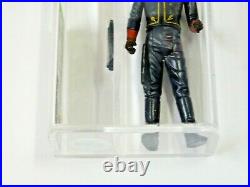 Vintage 1981 Star Wars Bespin Guard (Black) Hong Kong AFA 85 NM+ Graded Figure