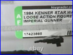 Vintage 1984 Kenner Star Wars Imperial Gunner AFA 90 NM+/MT Gold Graded Figure