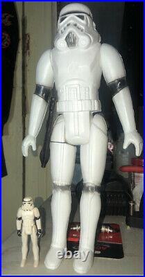 Vintage 80s-90s Star Wars Stormtrooper Figure Bootleg MEXICAN blow mold plastic