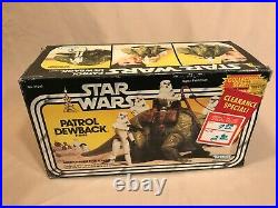 Vintage KENNER Star Wars 1983 PATROL DEWBACK FIGURE In Original Box Unopened