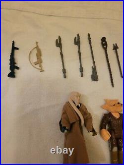 Vintage Kenner Star Wars Action Figure, Weapons & Accessories Lot withVader Case