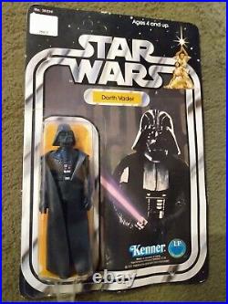Vintage Kenner Star Wars Darth Vader Figure 1977- Unopened 12 Back