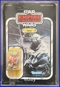 Vintage Kenner Star Wars ESB Yoda MOC 32 back