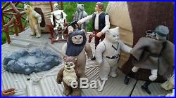 Vintage Kenner Star Wars Ewok Village 1983 Playset Ewok Action Figures Toy