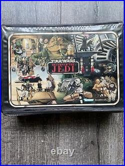 Vintage Kenner Star Wars Return of the Jedi Action Figure Carrying Case W 9 Figs