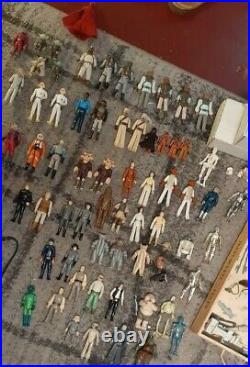 Vintage Kenner Star Wars figures with accessories 1977-85 Collection