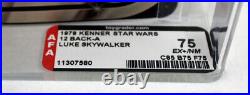 Vintage Star Wars 12 Back-A Carded Luke Skywalker Action Figure AFA 75 C85 B