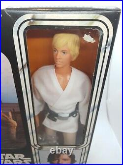 Vintage Star Wars 1977 12 Luke Skywalker Farmboy Figure Doll Mint Boxed MIB