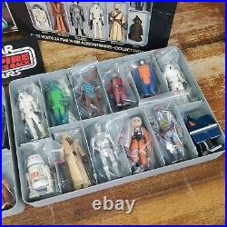 Vintage Star Wars 1977 Kenner 24 Action Figures Withaccessories & Case NEAR MINT