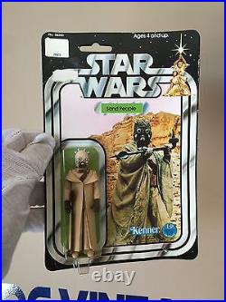 Vintage Star Wars 1977 Kenner Sand People 12-back Action Figure With Acrylic Case