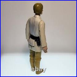 Vintage Star Wars 1977 Luke Skywalker FARMBOY farm Boy BROWN HAIR rare Palitoy