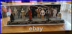 Vintage Star Wars 1977 Mail Away Stand And First 12 Original Figures with case