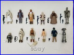 Vintage Star Wars 24 Action figures lot, The Empire Strikes Back carrying case
