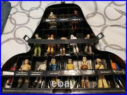 Vintage Star Wars 31 Figure 77-83 Lot with Original Darth Vader Case